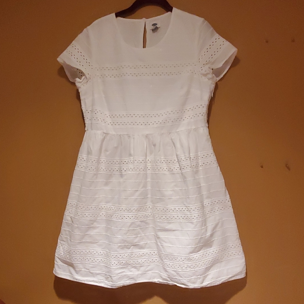 White babydoll dress